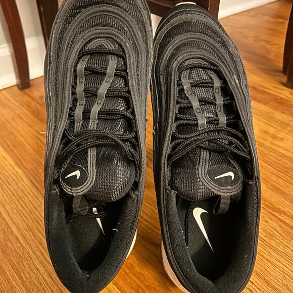 Nike Air Max 97 Black White Men's size 11.5 beaters - Picture 3 of 5